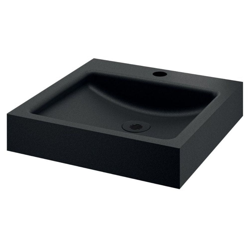 UNITO 395x405 Stainless Steel Counter Top Basin with Ø35 Tap Hole 121810 / 121810BK