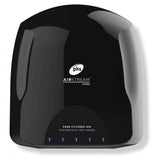 Fastest Drying & 2 HEPA Filters: Airstream PURE SR1100H Hand Dryer - Black