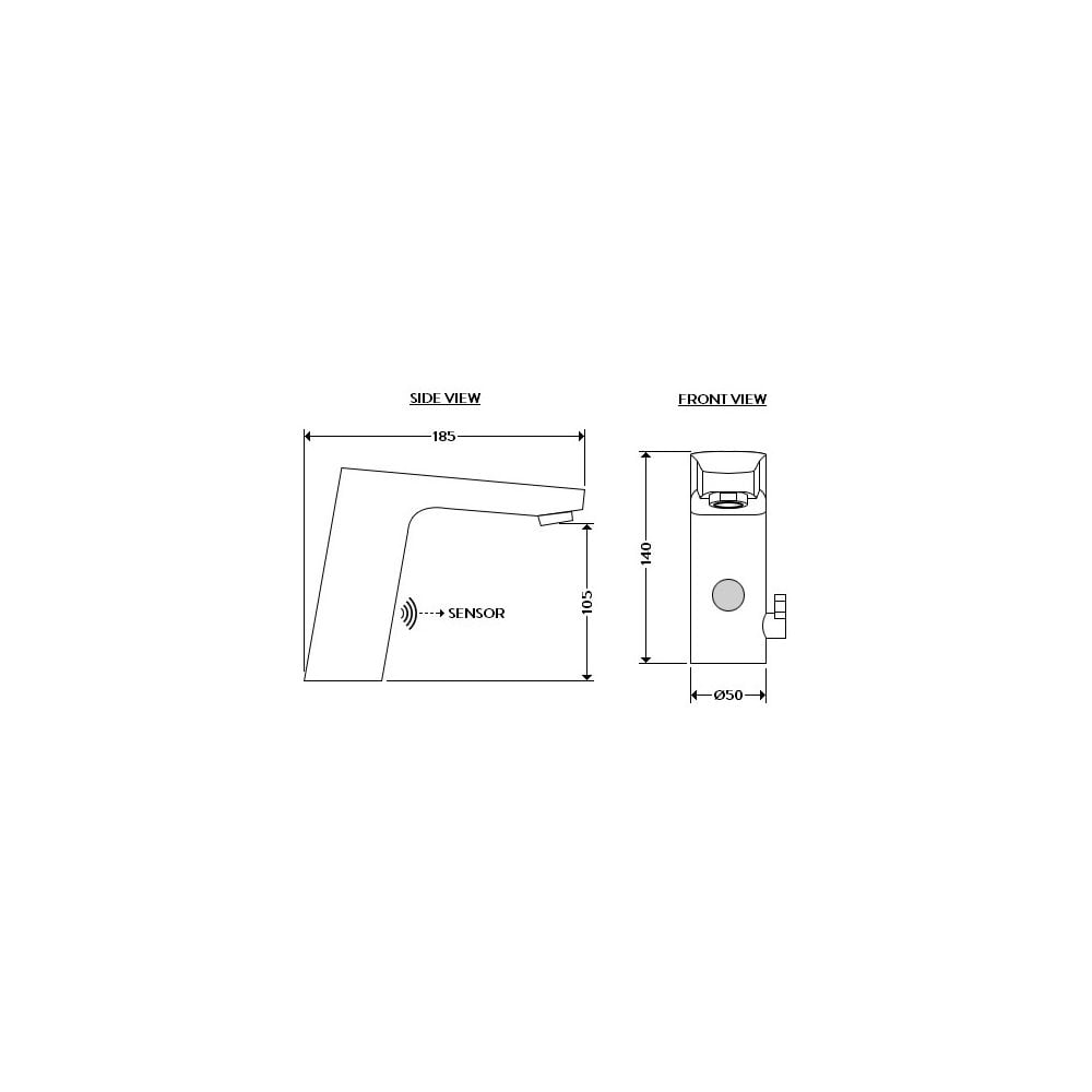 AQUAZONE AQUAECO Mono MIXER Sensor Tap