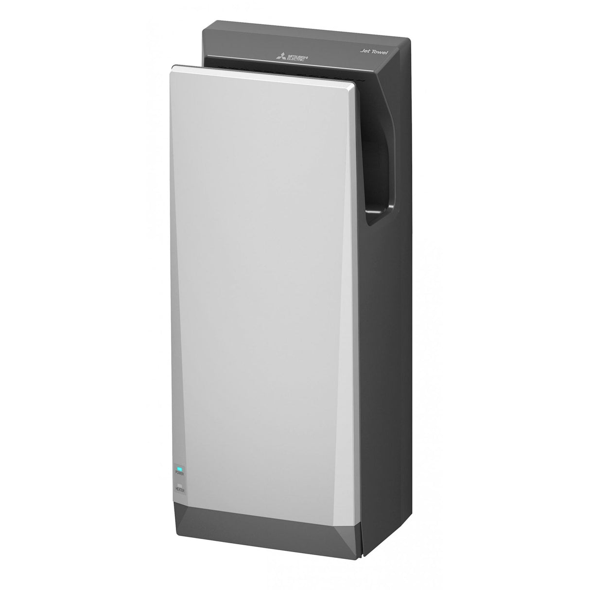 Mitsubishi Jet Towel Slim Heated Wave i01 Hand Dryer - Silver