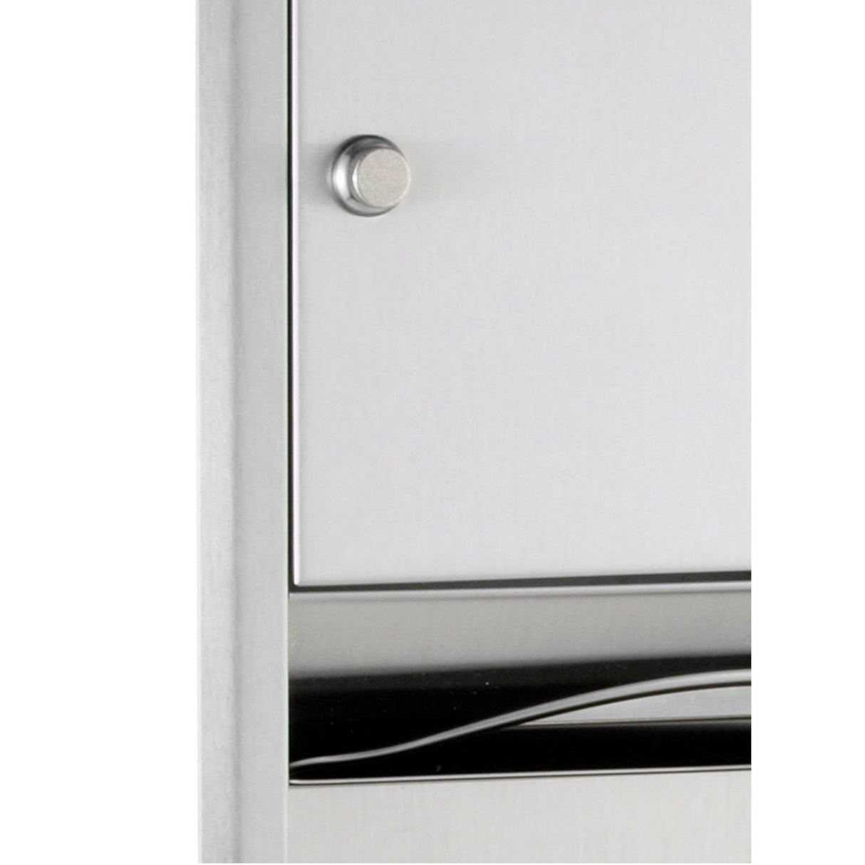 B-369 Recessed Hand Towel Dispenser and 7.6L Bin Combination Unit