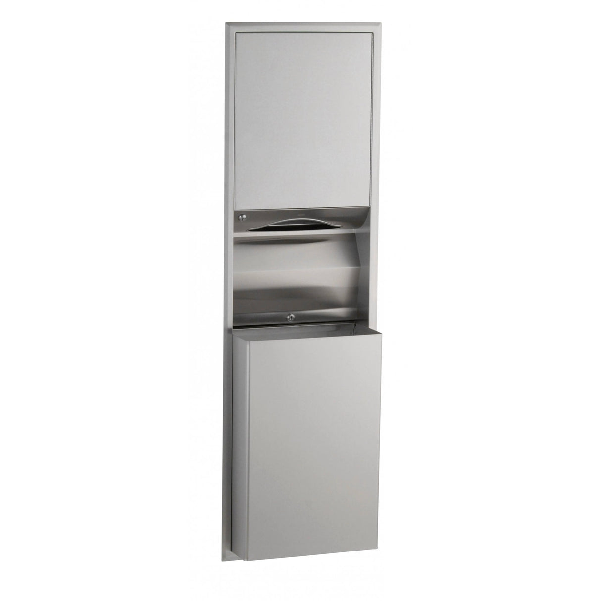 B-3944 Recessed Paper Towel Dispenser and 45.5L Bin Combination Unit