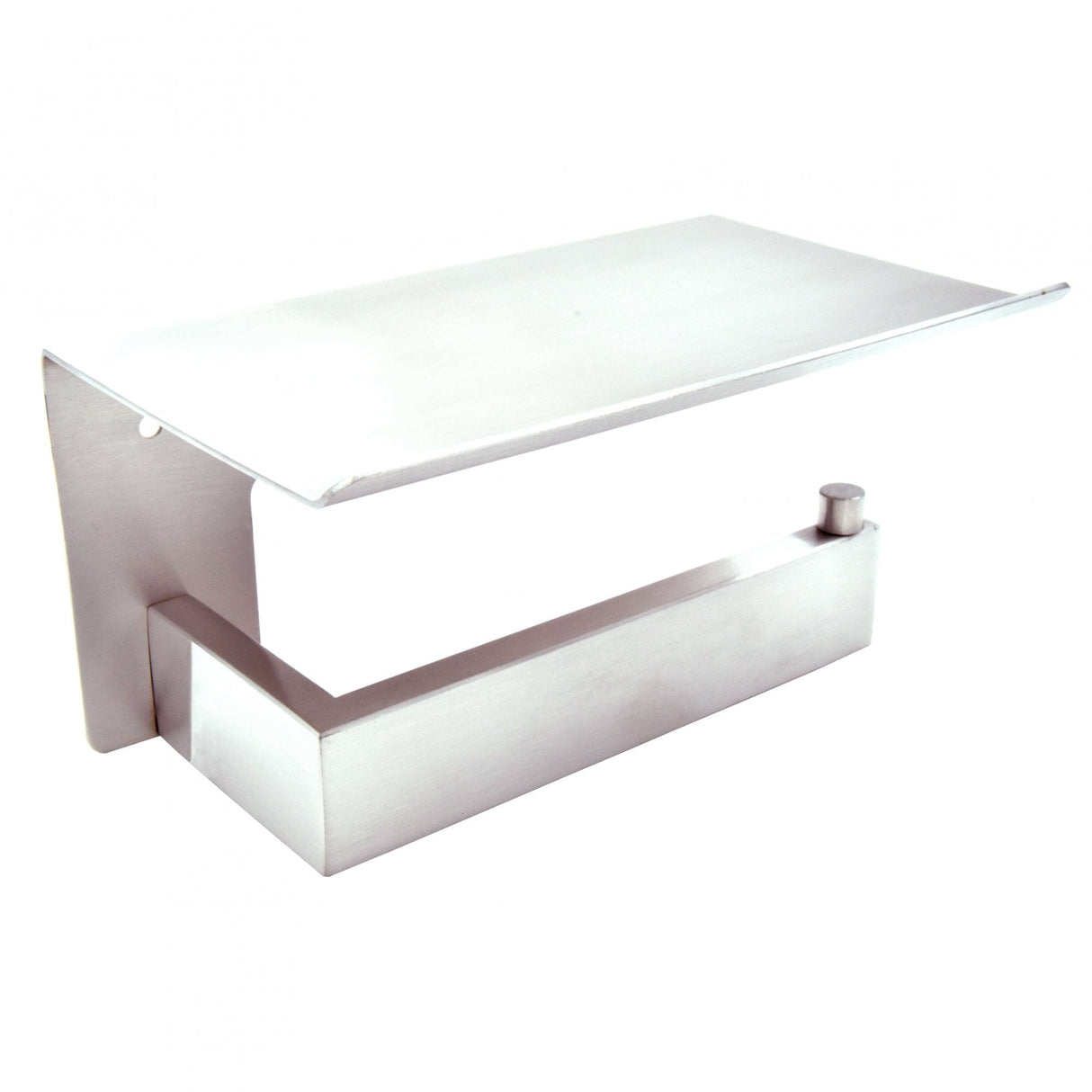 Toilet Paper Roll Holder with Shelf