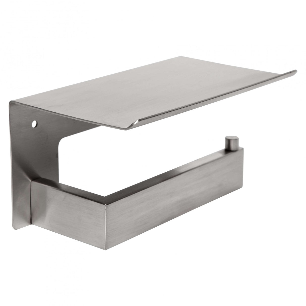 Toilet Paper Roll Holder with Shelf