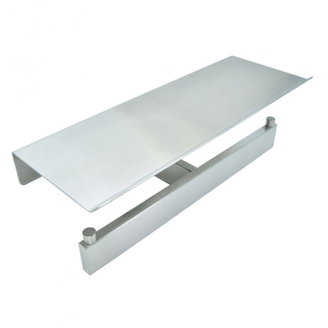 Porte-rouleau de papier toilette double avec étagère