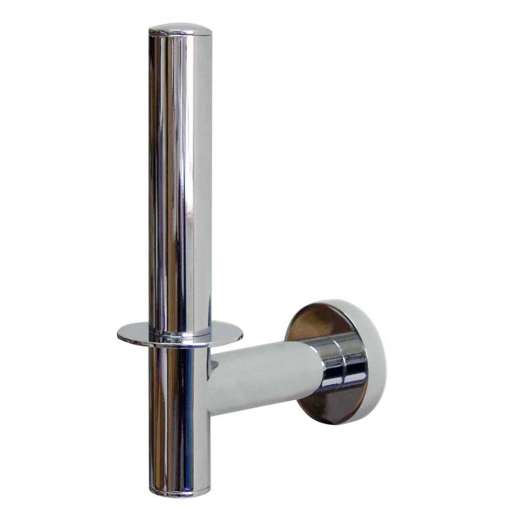 Chrome-plated Brass Holder for Spare Toilet Paper Roll