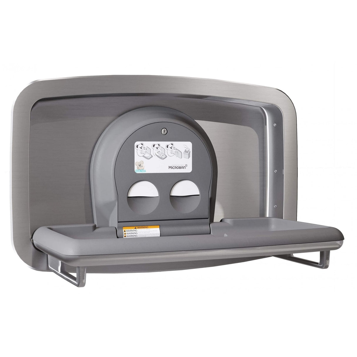 KB310-SSRE-EN Horizontal Stainless Steel Recessed-Mounted Baby Changing Unit