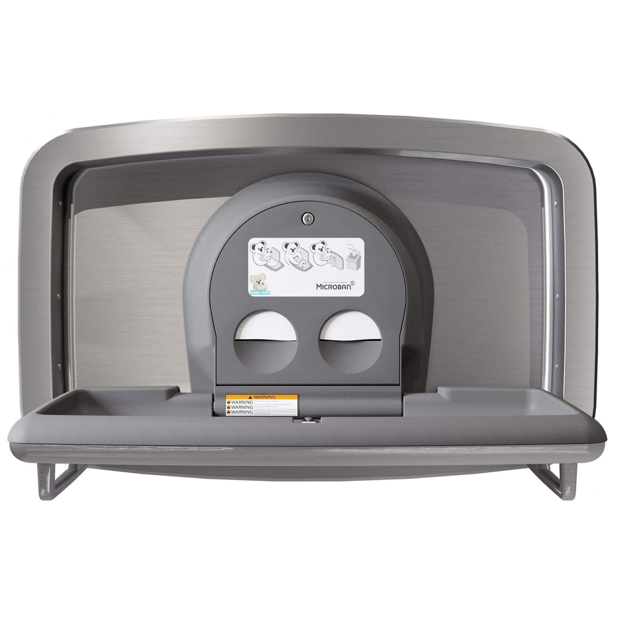 KB310-SSRE-EN Horizontal Stainless Steel Recessed-Mounted Baby Changing Unit