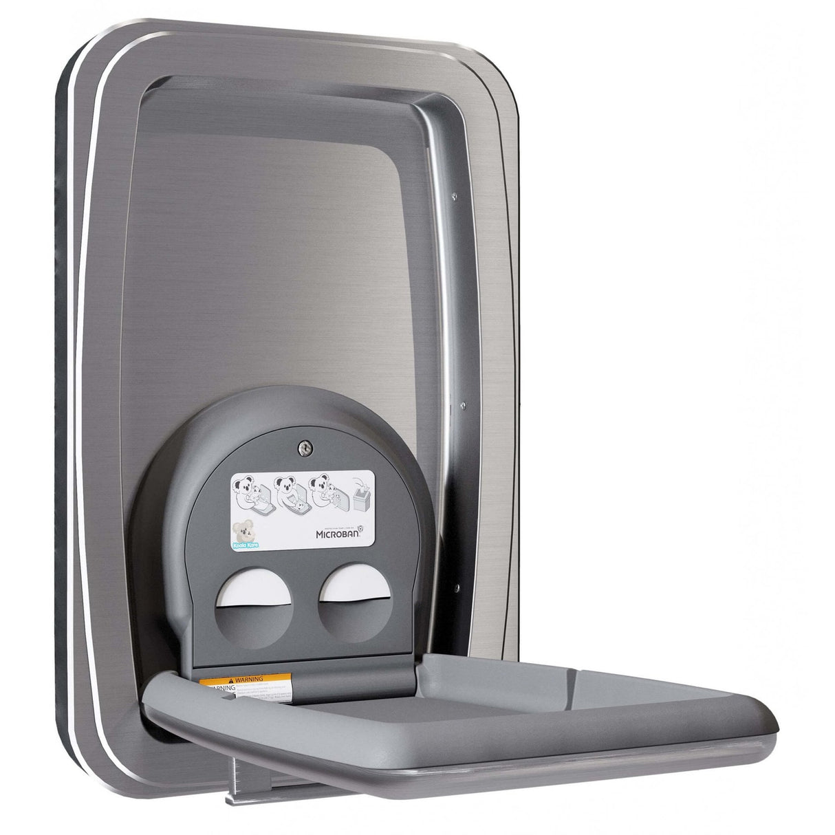 KB311-SSWM-EN Station à langer verticale en saillie en acier inoxydable