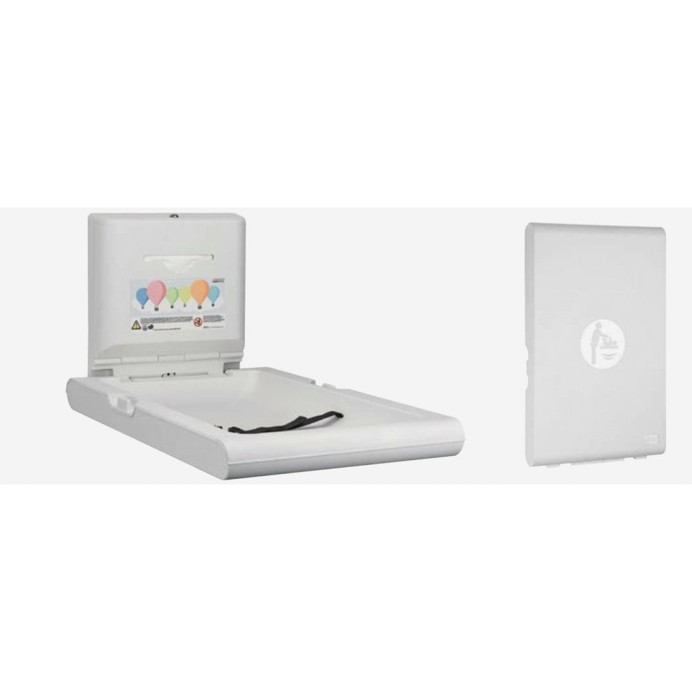 BabyMedi® Vertical Baby Changing Station - Polypropylene / Stainless Steel