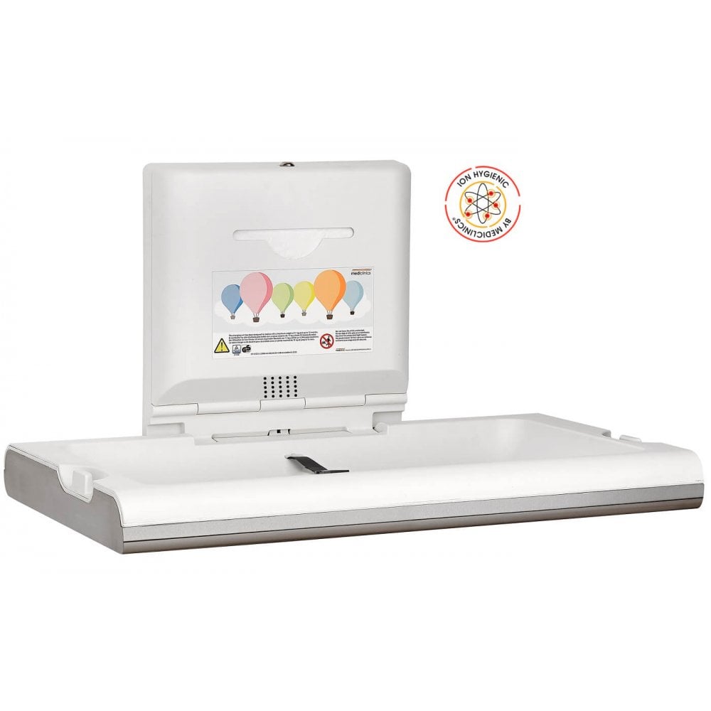 BabyMedi® Horizontal Baby Changing Station - Polypropylene / Stainless Steel with Ioniser