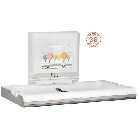 BabyMedi® Horizontal Baby Changing Station - Polypropylene / Stainless Steel with Ioniser