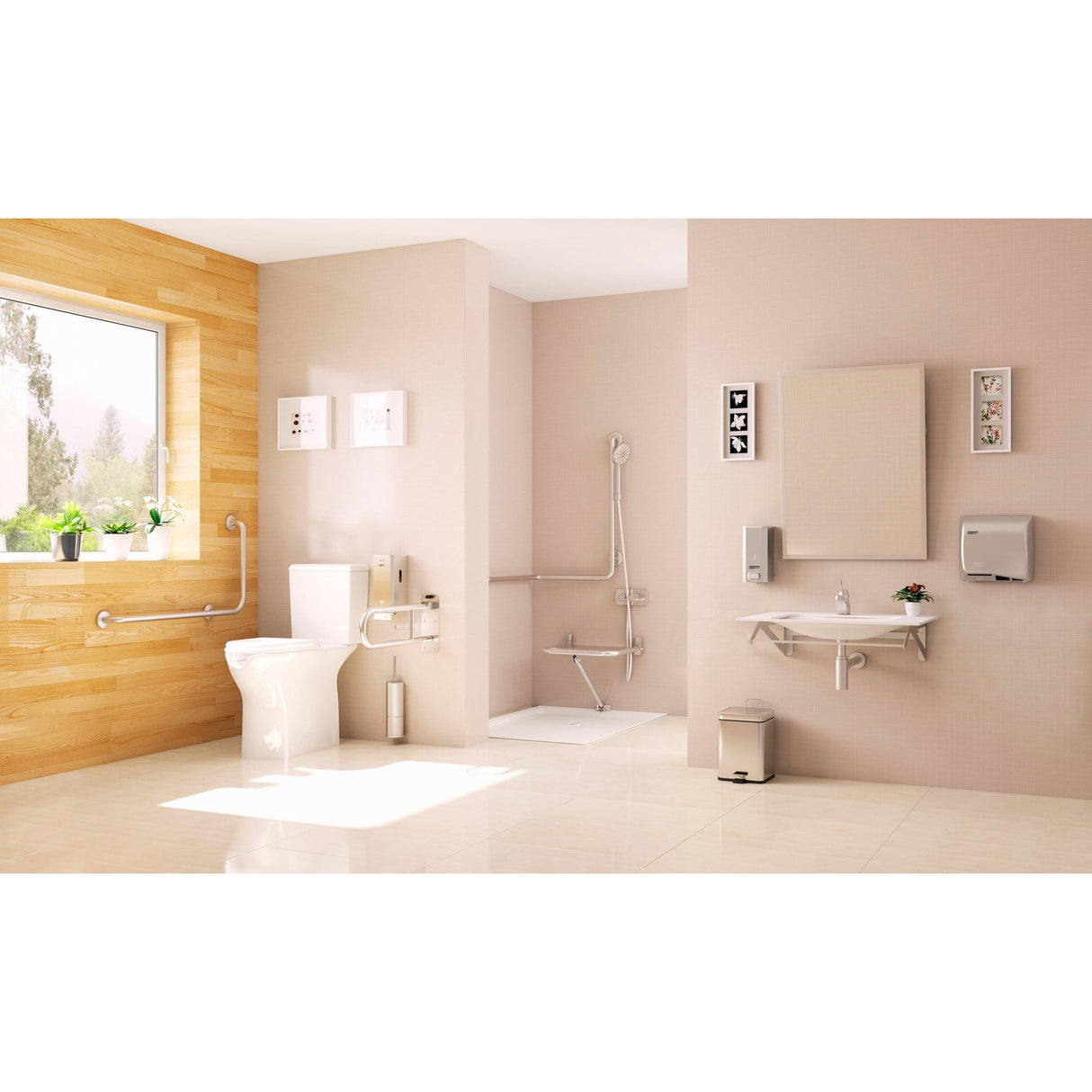 EcoSlim HEPA Hand Dryer With Ioniser