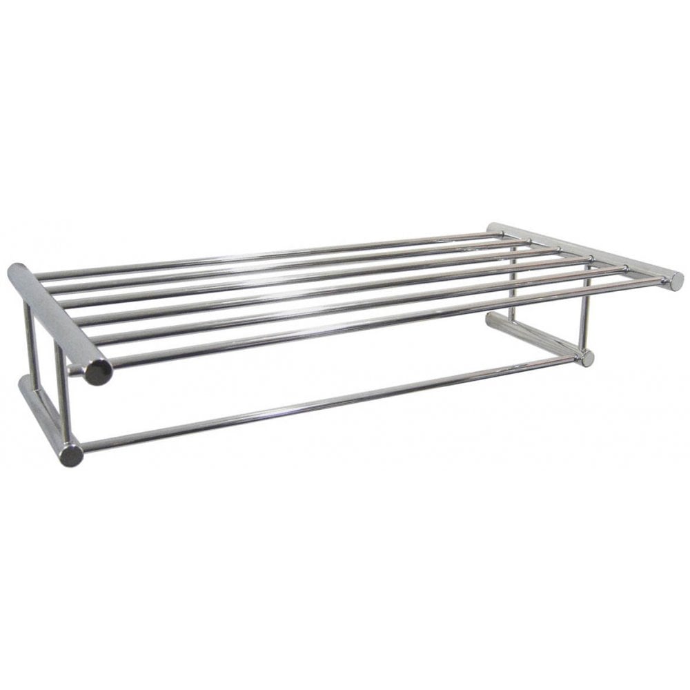 AI0040 Mediclinics AISI 304 Stainless Steel Wall Mounted Towel Shelf with Rail