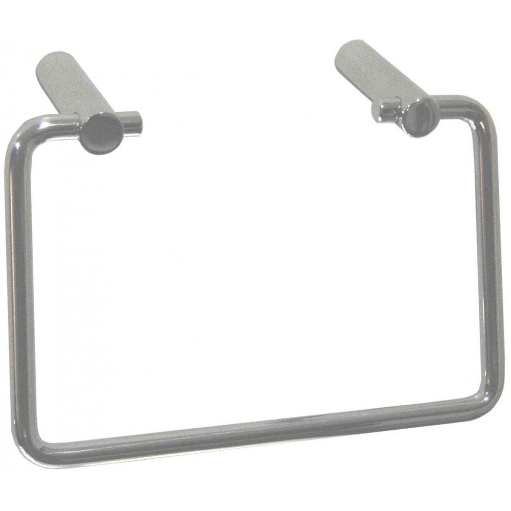 AI0090 Mediclinics Medinox Series AISI 304 Stainless Steel Square Towel Ring