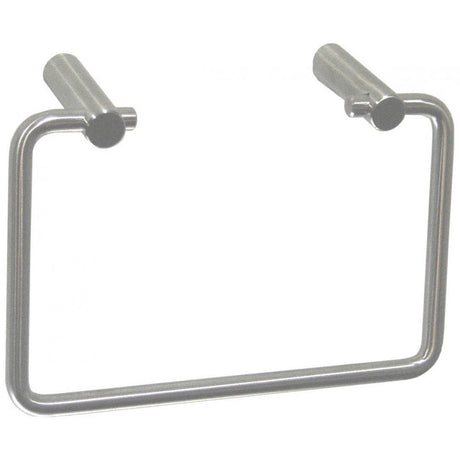 AI0090 Mediclinics Medinox Series AISI 304 Stainless Steel Square Towel Ring