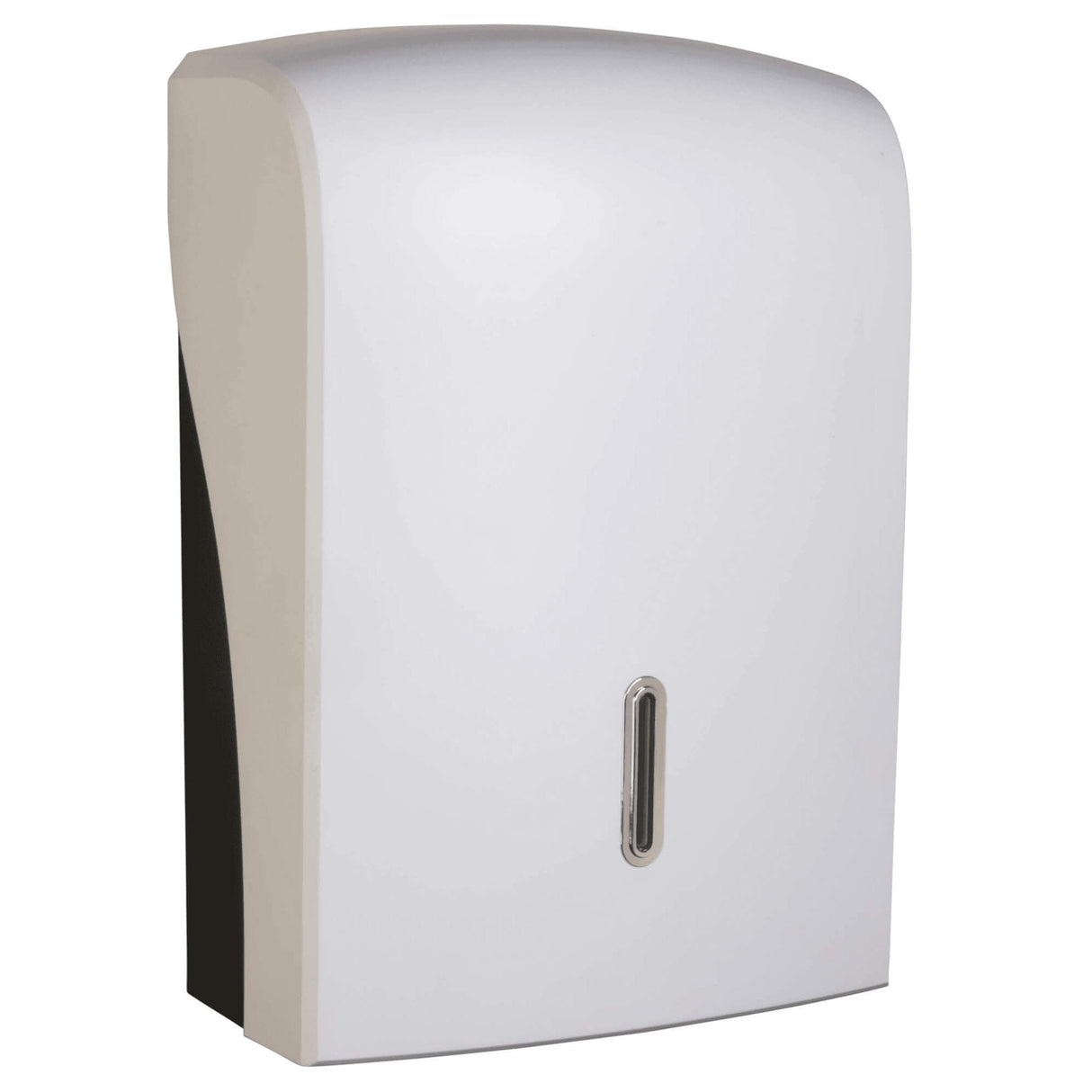 Vivo Halo Series Distributeur de serviettes en papier blanc satiné en plastique ABS