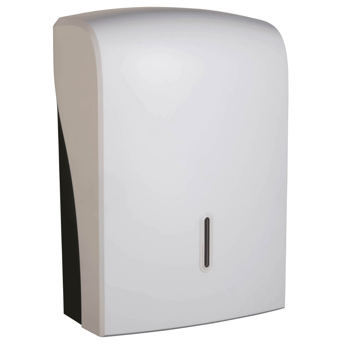 Vivo Halo Series Distributeur de serviettes en papier blanc satiné en plastique ABS