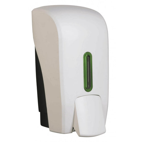 Vivo Halo Series ABS Plastic 1LTR Satin White Liquid Soap Dispenser