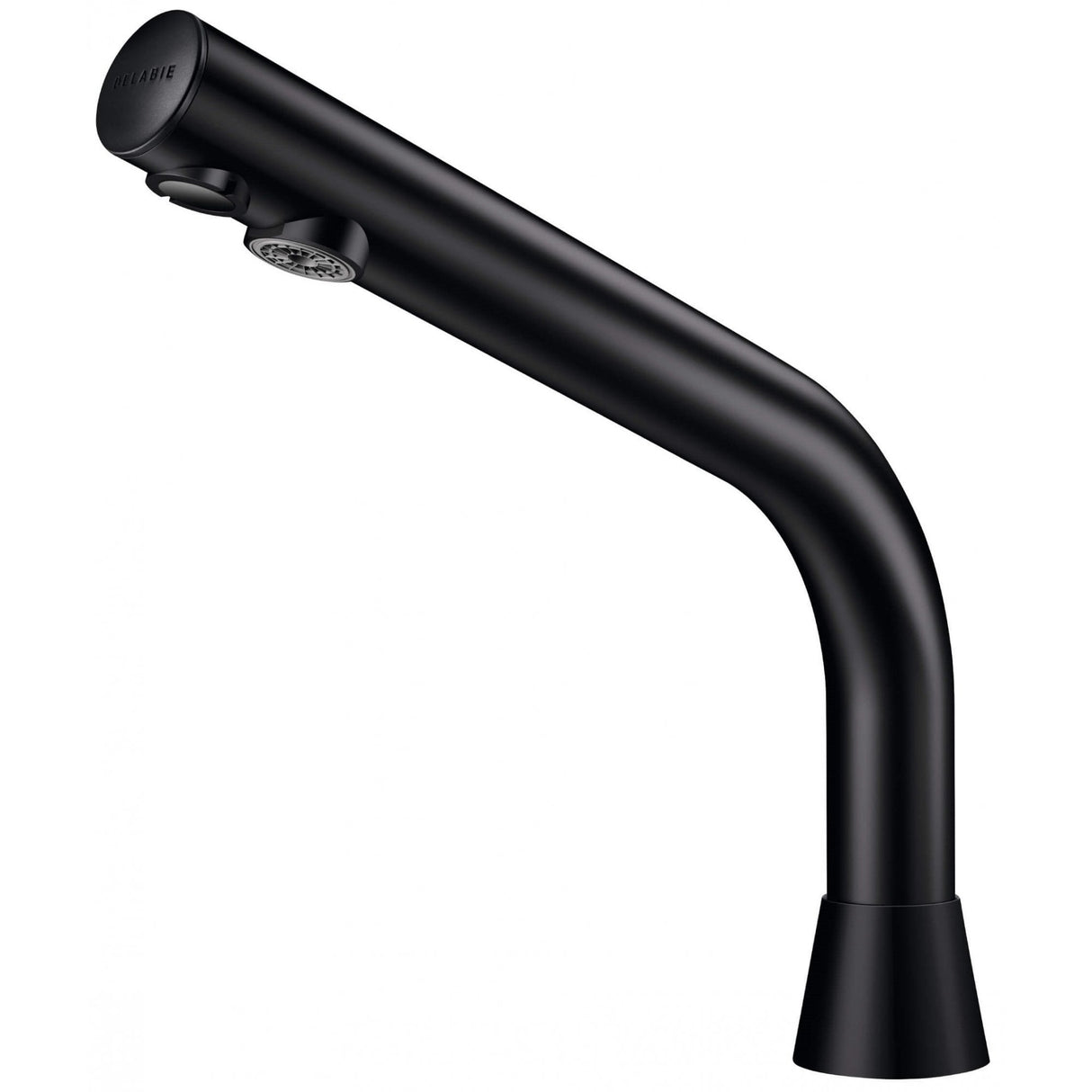388035 / 488035 DELABIE Black BINOPTIC Electronic Tap for Semi-Recessed Basins (170mm High)