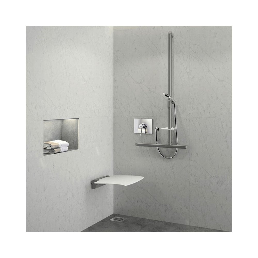 511920 Be-Line® Removable Lift-Up Aluminium Shower Seat