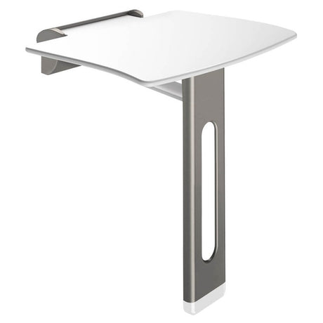 511930 Siège de douche relevable amovible en aluminium Be-Line® avec pied