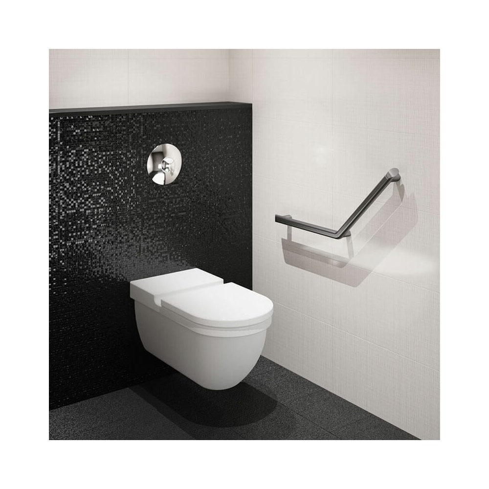 511982 Maniglione Be-Line Angolato 135° Ø35mm 400x400 in Alluminio