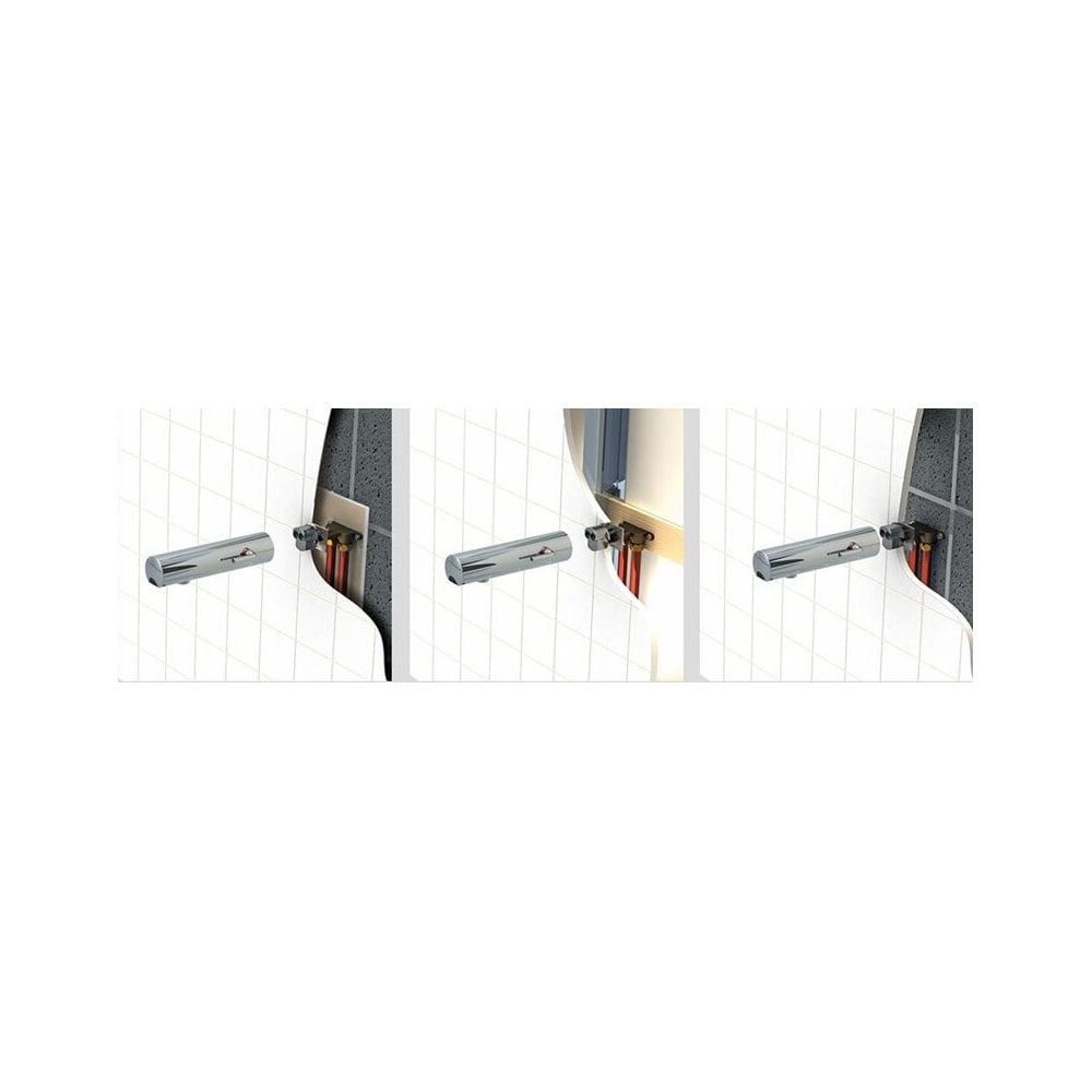 493400 / 493406 DELABIE TEMPOMATIC Wall Mounted 160mm Electronic Mixer Tap