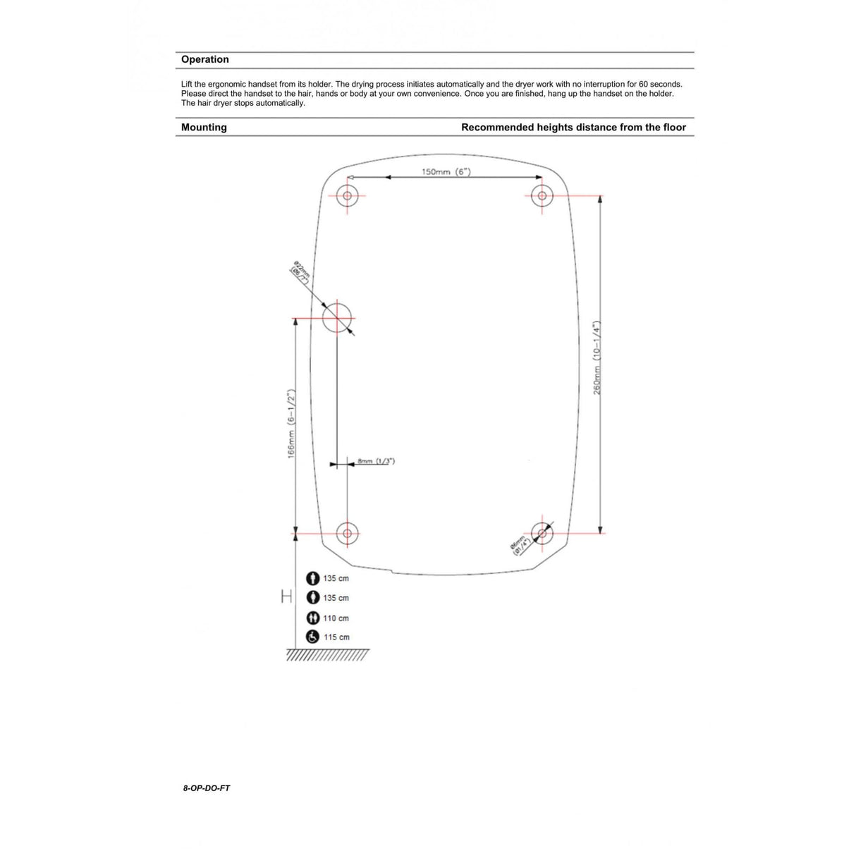 Mediclinics Machflow High Speed Hair Dryer IP23