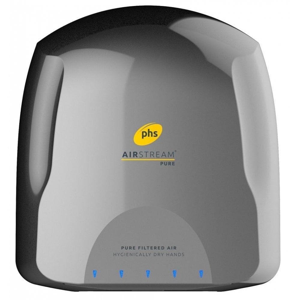 Fastest Drying & 2 HEPA Filters: Airstream PURE SR1100H Hand Dryer - Nickel