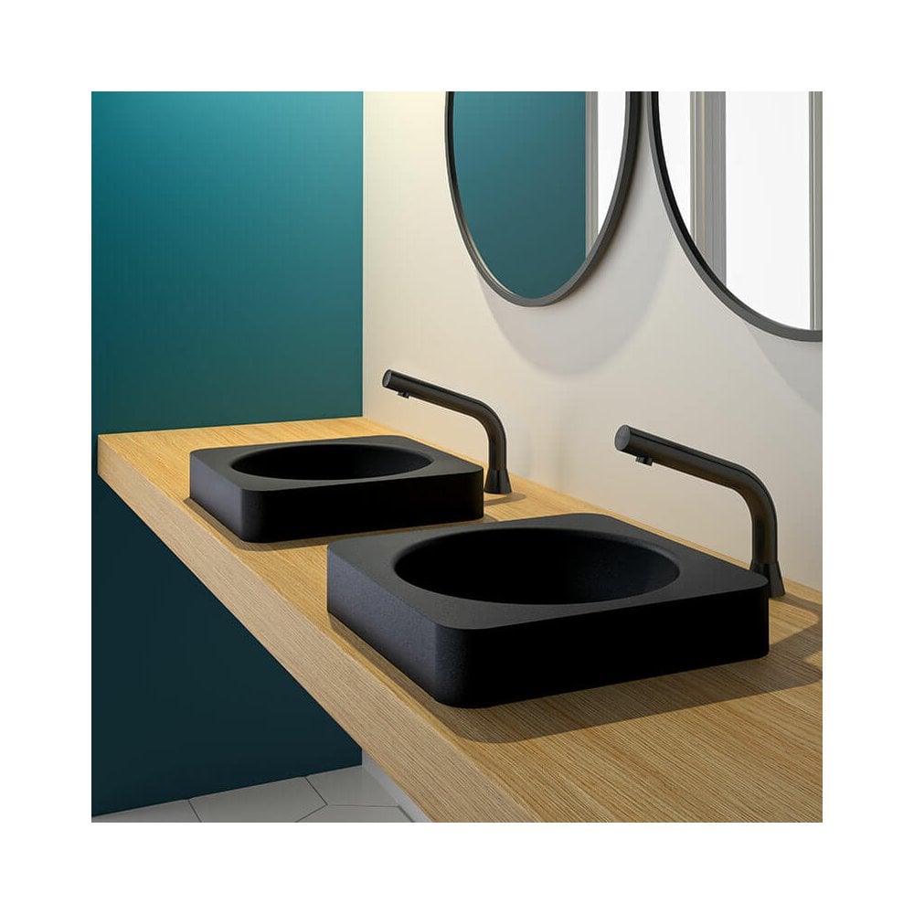 QUADRA 304 Stainless Steel Countertop Basin 380x380 120650 / 120650BK