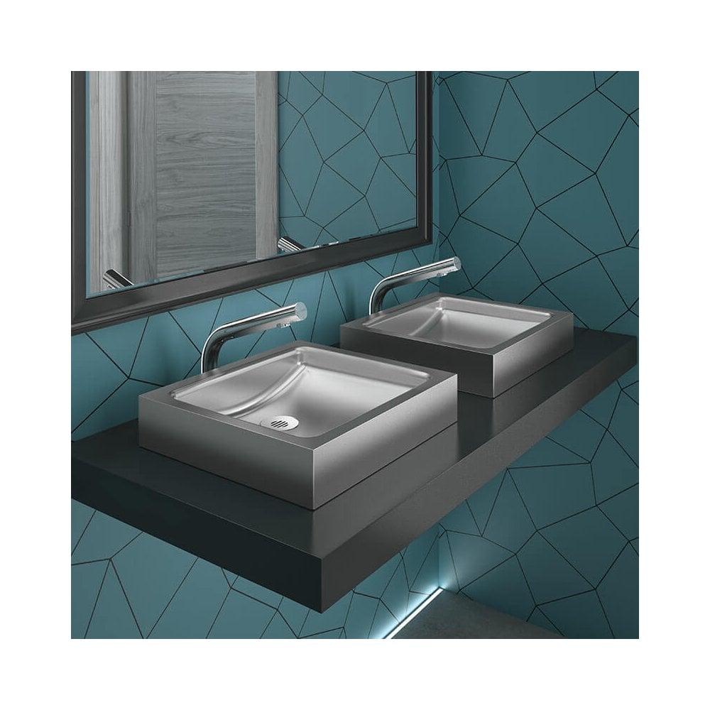 UNITO 395x350 Stainless Steel Counter Top Basin 120810 / 120810BK