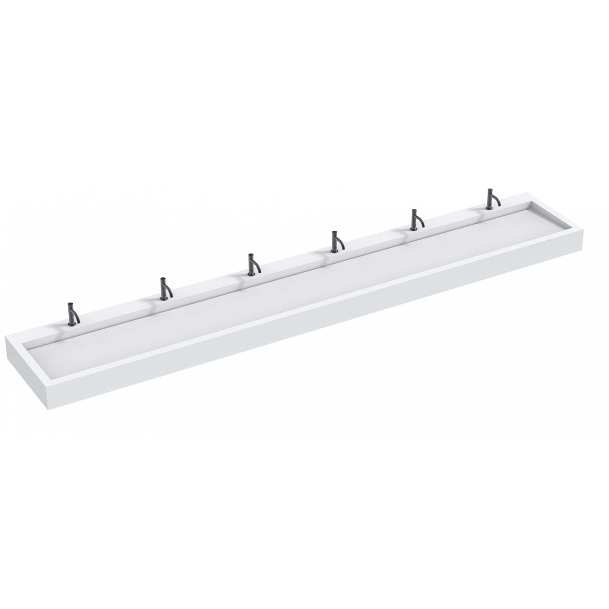The Monolith M or L Series Wall Mounted Wash Basin L.3600mm (450 or 600mm Depth)
