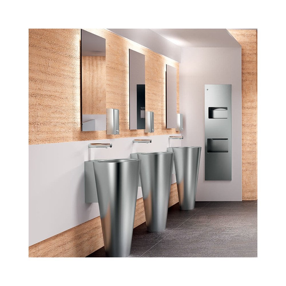 DELABIE 1000ml Wall Mounted Soft Touch Liquid Soap Dispenser