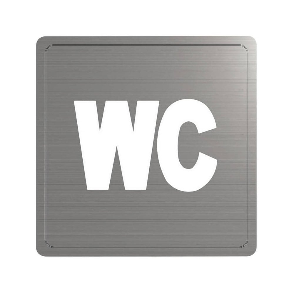 Stainless Steel Self-Adhesive WC Toilet Door Sign 510154S