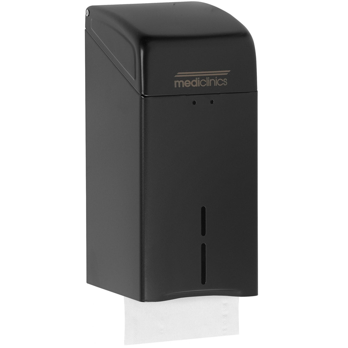 Mediclinics Wall Mounted Folded Toilet Tissue Vertical Dispenser