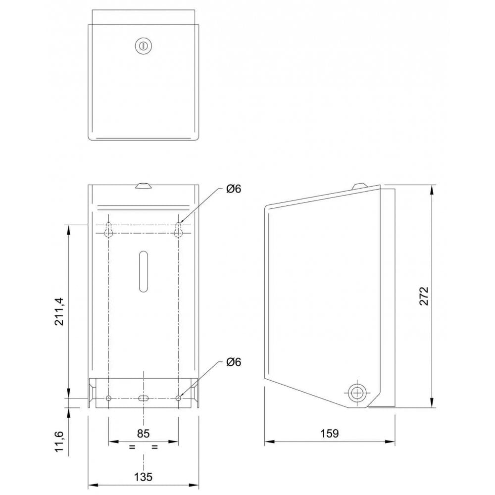 BC850 Portarotolo doppio Dolphin (tipo rotolo Pendamatic/ultimatic)