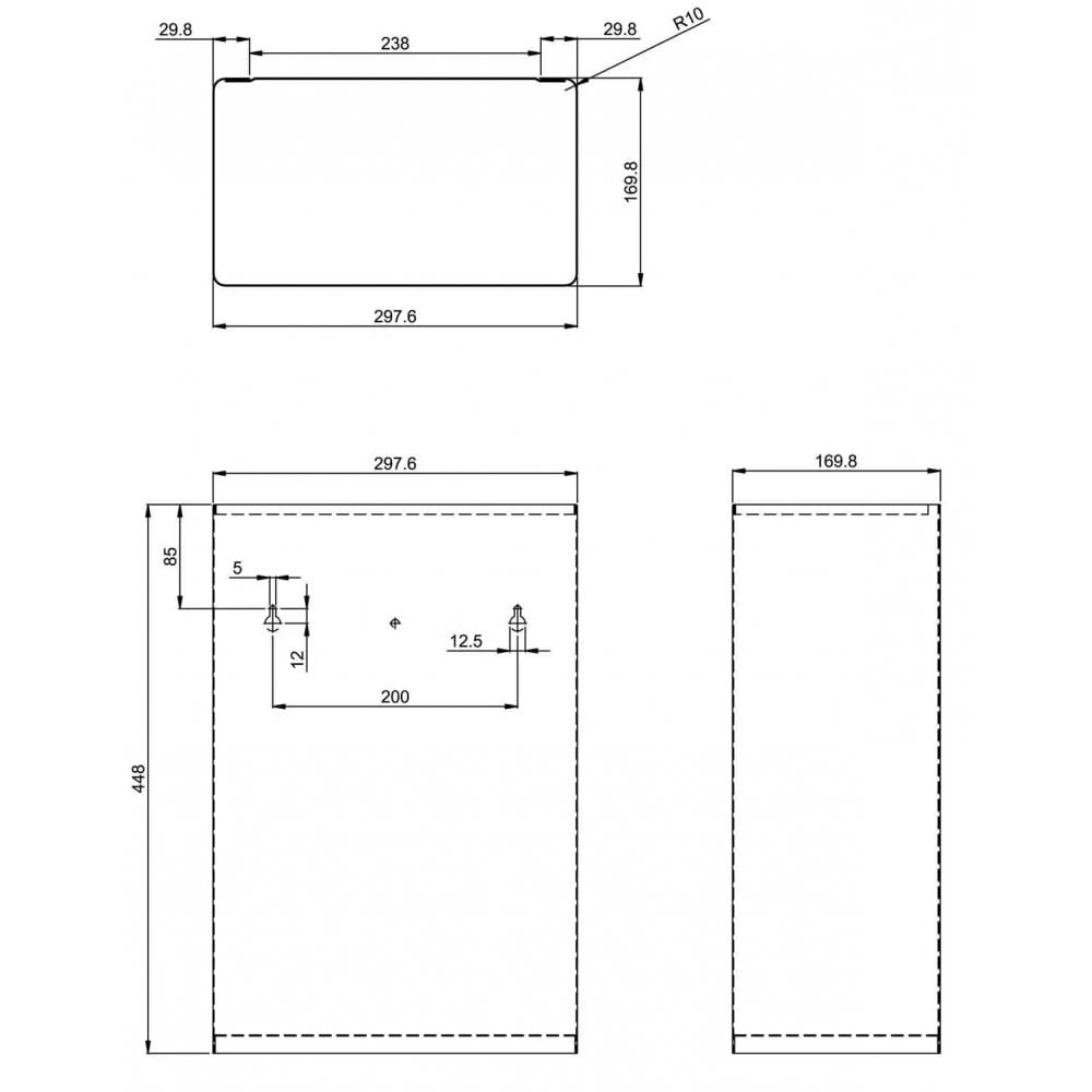 DP5104 Dolphin 23L Free-standing/Wall-mounted Waste Bin