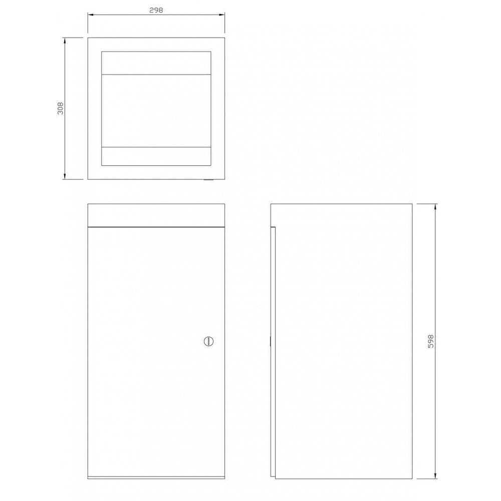 DP5401 Dolphin 36L Waste Bin with Lid