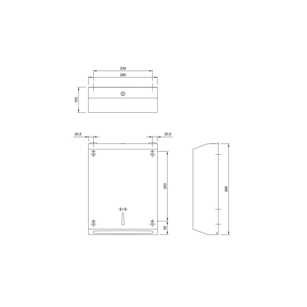 BC928 Dolphin DOC M Paper Towel Dispenser