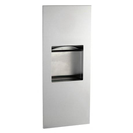 B-36903 Recessed Paper Towel Dispenser and 6.1L Waste Bin Combination Unit