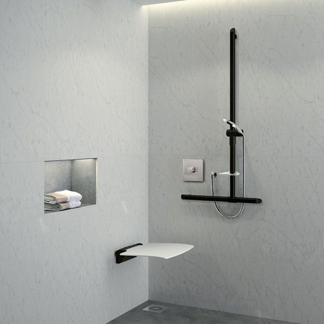 511920 Be-Line® Removable Lift-Up Aluminium Shower Seat