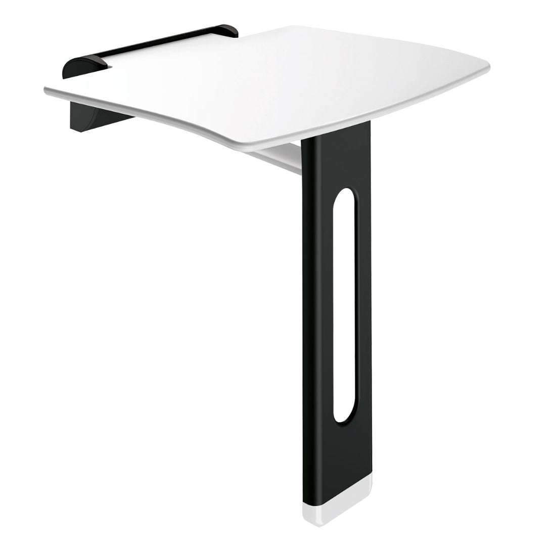 511930 Be-Line® Removable Lift-Up Aluminium Shower Seat with Leg