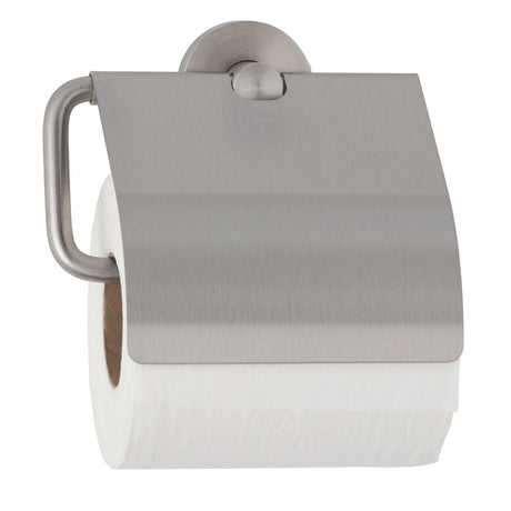 B-546 Surface Mounted Toilet Roll Holder with Lid