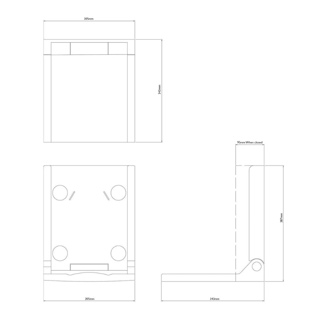 BC100BQS Wall Mounted Child Safety Seat