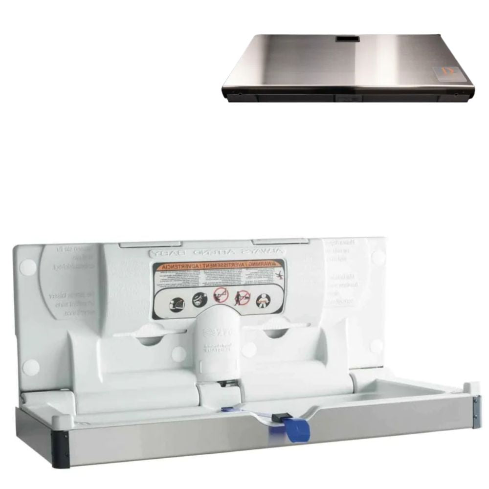 BC100EH-SS Fasciatoio orizzontale Dolphin con copertura in acciaio inossidabile 304