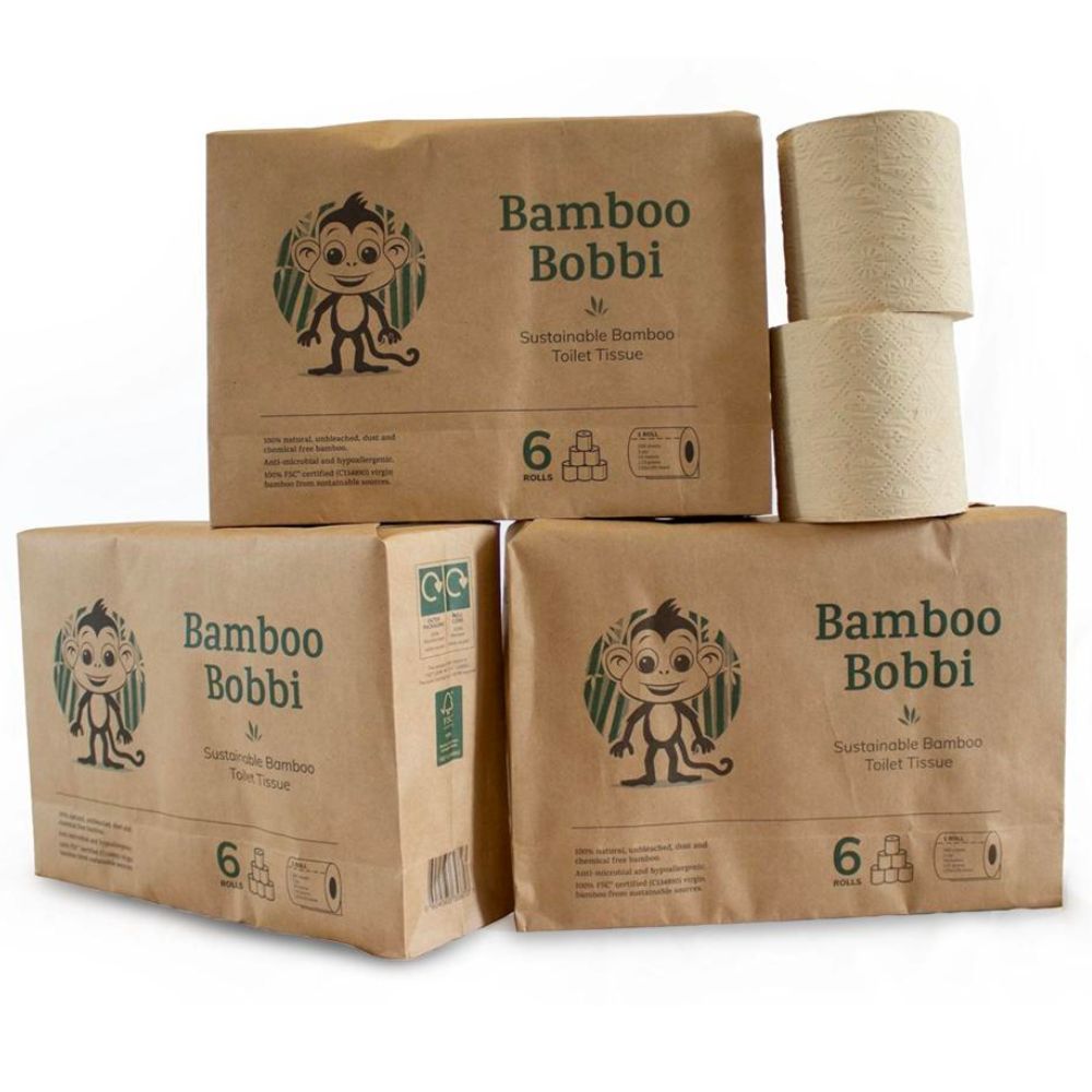 (FSC® C134890) 3ply Bamboo Toilet Paper (6PK, 24PK and 48PK)