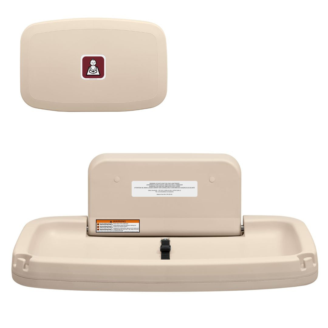 BCS-3/BCS-4 Gamco Horizontal Wall-Mounted Baby Changing Table