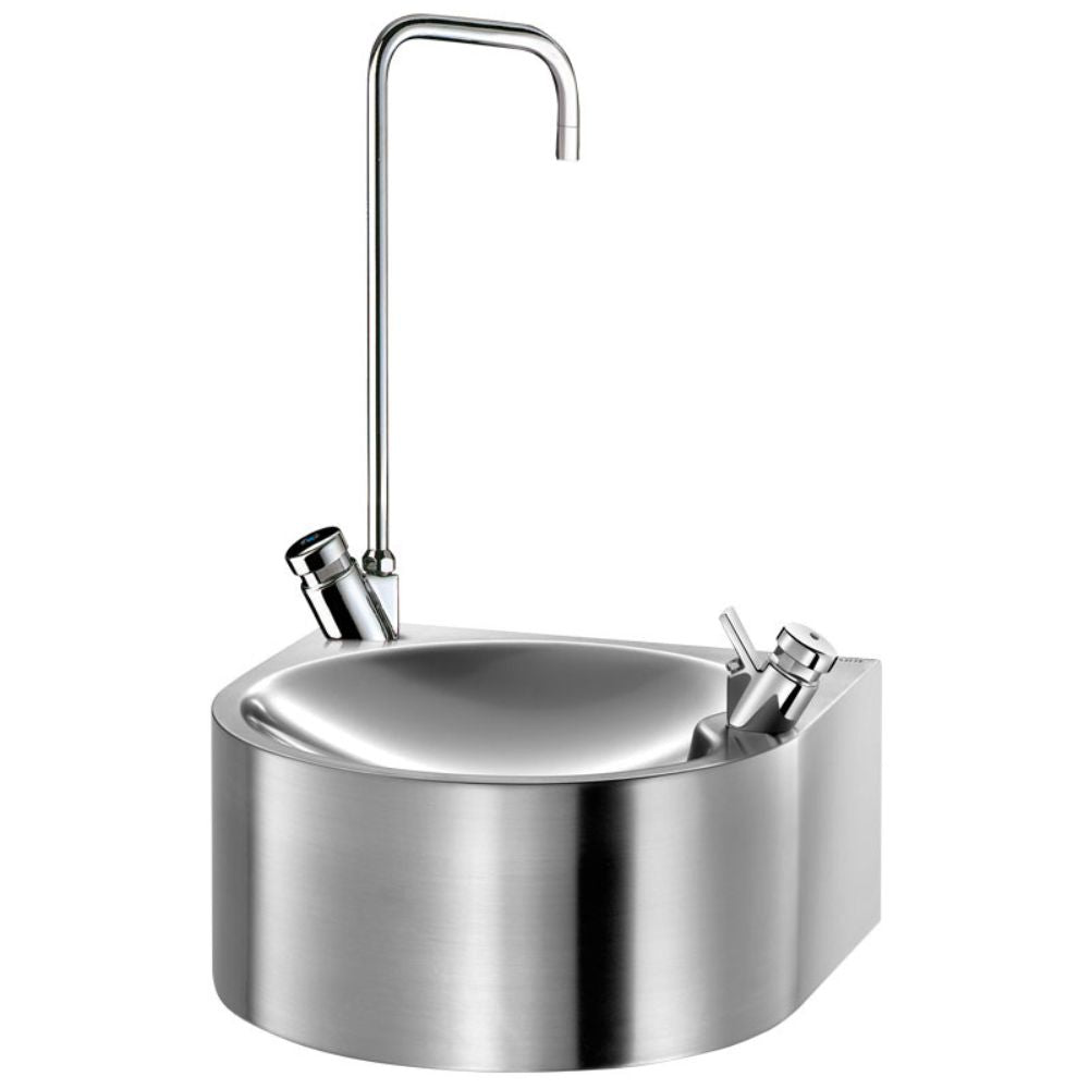 180820 SD Drinking Fountain With Swan Neck Tap and Bubbler Tap