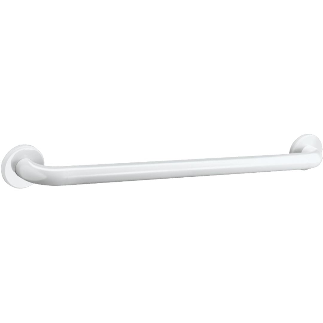 DELABIE Ø32mm Straight White Grab Bar (Various Lengths)